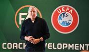 23 June 2025; FAI board member and chair of the international and high performance committee Packie Bonner during a FAI Coaching Education visit from CONCACAF & UEFA at The Johnstown Estate in Enfield, Meath. Photo by Ben McShane/Sportsfile