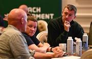 23 June 2025; Attendees during a FAI Coaching Education visit from CONCACAF & UEFA at The Johnstown Estate in Enfield, Meath. Photo by Ben McShane/Sportsfile