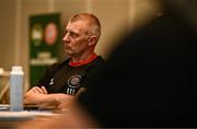 23 June 2025; Bohemians academy director Trevor Croly during a FAI Coaching Education visit from CONCACAF & UEFA at The Johnstown Estate in Enfield, Meath. Photo by Ben McShane/Sportsfile