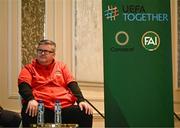 23 June 2025; Canadian Soccer Association coach education manager Jim Loughlin during a FAI Coaching Education visit from CONCACAF & UEFA at The Johnstown Estate in Enfield, Meath. Photo by Ben McShane/Sportsfile