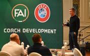 23 June 2025; Doncaster Rovers assistant manager Cliff Byrne during a FAI Coaching Education visit from CONCACAF & UEFA at The Johnstown Estate in Enfield, Meath. Photo by Ben McShane/Sportsfile