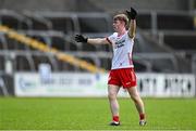 22 June 2025; Cathal Farley of Tyrone during the Electric Ireland GAA Football All-Ireland Minor Championship semi-final match between Tyrone and Roscommon at Kingspan Breffni in Cavan. Photo by Seb Daly/Sportsfile