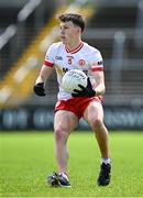 22 June 2025; Aodhan Quinn of Tyrone during the Electric Ireland GAA Football All-Ireland Minor Championship semi-final match between Tyrone and Roscommon at Kingspan Breffni in Cavan. Photo by Seb Daly/Sportsfile