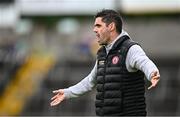 22 June 2025; Tyrone manager Gerard Donnelly during the Electric Ireland GAA Football All-Ireland Minor Championship semi-final match between Tyrone and Roscommon at Kingspan Breffni in Cavan. Photo by Seb Daly/Sportsfile