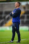 22 June 2025; Roscommon manager Shane Moran during the Electric Ireland GAA Football All-Ireland Minor Championship semi-final match between Tyrone and Roscommon at Kingspan Breffni in Cavan. Photo by Seb Daly/Sportsfile
