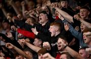 23 June 2025; Bohemians supporters during the SSE Airtricity Men's Premier Division match between Bohemians and Shamrock Rovers at Dalymount Park in Dublin. Photo by Ramsey Cardy/Sportsfile