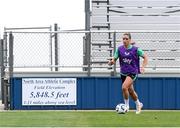 23 June 2025; Chloe Mustaki during a Republic of Ireland women training session at North Area Athletic Complex in Arvada, Colorado, USA. Photo by Stephen McCarthy/Sportsfile