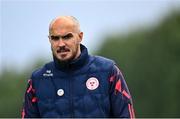 23 June 2025; Shelbourne interim head coach Joey O'Brien during the SSE Airtricity Men's Premier Division match between Waterford and Shelbourne at the Regional Sports Centre in Waterford. Photo by Piaras Ó Mídheach/Sportsfile