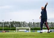 23 June 2025; Shelbourne interim head coach Joey O'Brien during the SSE Airtricity Men's Premier Division match between Waterford and Shelbourne at the Regional Sports Centre in Waterford. Photo by Piaras Ó Mídheach/Sportsfile