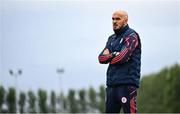 23 June 2025; Shelbourne interim head coach Joey O'Brien during the SSE Airtricity Men's Premier Division match between Waterford and Shelbourne at the Regional Sports Centre in Waterford. Photo by Piaras Ó Mídheach/Sportsfile