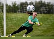23 June 2025; Goalkeeper Courtney Brosnan during a Republic of Ireland women training session at North Area Athletic Complex in Arvada, Colorado, USA. Photo by Stephen McCarthy/Sportsfile