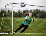 23 June 2025; Goalkeeper Courtney Brosnan during a Republic of Ireland women training session at North Area Athletic Complex in Arvada, Colorado, USA. Photo by Stephen McCarthy/Sportsfile
