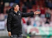 23 June 2025; Drogheda United manager Kevin Doherty during the SSE Airtricity Men's Premier Division match between Cork City and Drogheda United at Turner's Cross in Cork. Photo by Thomas Flinkow/Sportsfile