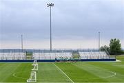 23 June 2025; A general view as players run in a group during a Republic of Ireland women training session at North Area Athletic Complex in Arvada, Colorado, USA. Photo by Stephen McCarthy/Sportsfile