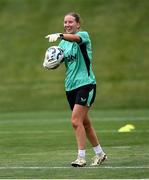 23 June 2025; Goalkeeper Sophie Whitehouse during a Republic of Ireland women training session at North Area Athletic Complex in Arvada, Colorado, USA. Photo by Stephen McCarthy/Sportsfile