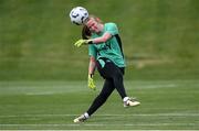 23 June 2025; Goalkeeper Courtney Brosnan during a Republic of Ireland women training session at North Area Athletic Complex in Arvada, Colorado, USA. Photo by Stephen McCarthy/Sportsfile