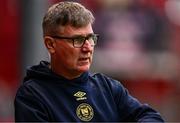 23 June 2025; St Patrick's Athletic manager Stephen Kenny during the SSE Airtricity Men's Premier Division match between St Patrick's Athletic and Derry City at Richmond Park in Dublin. Photo by Ben McShane/Sportsfile