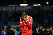 23 June 2025; Sean Boyd of Shelbourne after the drawn SSE Airtricity Men's Premier Division match between Waterford and Shelbourne at the Regional Sports Centre in Waterford. Photo by Piaras Ó Mídheach/Sportsfile
