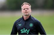 23 June 2025; Assistant head coach Alan Mahon during a Republic of Ireland women training session at North Area Athletic Complex in Arvada, Colorado, USA. Photo by Stephen McCarthy/Sportsfile