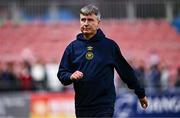 23 June 2025; St Patrick's Athletic manager Stephen Kenny reacts after his side's defeat in the SSE Airtricity Men's Premier Division match between St Patrick's Athletic and Derry City at Richmond Park in Dublin. Photo by Ben McShane/Sportsfile