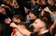 23 June 2025; Bohemians supporters during the SSE Airtricity Men's Premier Division match between Bohemians and Shamrock Rovers at Dalymount Park in Dublin. Photo by Ramsey Cardy/Sportsfile