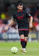 23 June 2025; Ryan Brennan of Drogheda United during the SSE Airtricity Men's Premier Division match between Cork City and Drogheda United at Turner's Cross in Cork. Photo by Thomas Flinkow/Sportsfile