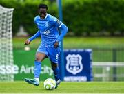 23 June 2025; James Olayinka of Waterford during the SSE Airtricity Men's Premier Division match between Waterford and Shelbourne at the Regional Sports Centre in Waterford. Photo by Piaras Ó Mídheach/Sportsfile