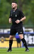 23 June 2025; Referee Declan Toland during the SSE Airtricity Men's Premier Division match between Waterford and Shelbourne at the Regional Sports Centre in Waterford. Photo by Piaras Ó Mídheach/Sportsfile