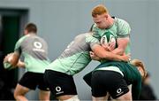 24 June 2025; Ciaran Frawley during the Ireland rugby squad training at the IRFU High Performance Centre at the Sport Ireland Campus in Dublin. Photo by Brendan Moran/Sportsfile