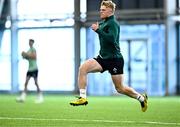 24 June 2025; Tommy O’Brien during the Ireland rugby squad training at the IRFU High Performance Centre at the Sport Ireland Campus in Dublin. Photo by Brendan Moran/Sportsfile