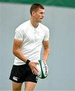 24 June 2025; Sam Prendergast during the Ireland rugby squad training at the IRFU High Performance Centre at the Sport Ireland Campus in Dublin. Photo by Brendan Moran/Sportsfile