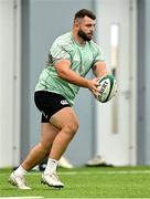 24 June 2025; Michael Milne during the Ireland rugby squad training at the IRFU High Performance Centre at the Sport Ireland Campus in Dublin. Photo by Brendan Moran/Sportsfile