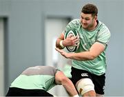 24 June 2025; Evan O'Connell during the Ireland rugby squad training at the IRFU High Performance Centre at the Sport Ireland Campus in Dublin. Photo by Brendan Moran/Sportsfile