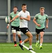 24 June 2025; Sam Prendergast during the Ireland rugby squad training at the IRFU High Performance Centre at the Sport Ireland Campus in Dublin. Photo by Brendan Moran/Sportsfile