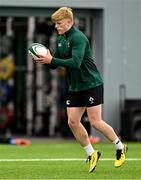 24 June 2025; Tommy O’Brien during the Ireland rugby squad training at the IRFU High Performance Centre at the Sport Ireland Campus in Dublin. Photo by Brendan Moran/Sportsfile