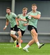 24 June 2025; Jude Postlethwaite during the Ireland rugby squad training at the IRFU High Performance Centre at the Sport Ireland Campus in Dublin. Photo by Brendan Moran/Sportsfile