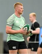 24 June 2025; Paddy McCarthy during the Ireland rugby squad training at the IRFU High Performance Centre at the Sport Ireland Campus in Dublin. Photo by Brendan Moran/Sportsfile