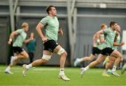 24 June 2025; Brian Gleeson during the Ireland rugby squad training at the IRFU High Performance Centre at the Sport Ireland Campus in Dublin. Photo by Brendan Moran/Sportsfile