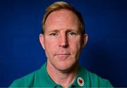 24 June 2025; Assistant coach Mike Prendergast poses for a portrait after an Ireland rugby media conference at the IRFU High Performance Centre at the Sport Ireland Campus in Dublin. Photo by Brendan Moran/Sportsfile