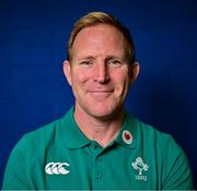 24 June 2025; Assistant coach Mike Prendergast poses for a portrait after an Ireland rugby media conference at the IRFU High Performance Centre at the Sport Ireland Campus in Dublin. Photo by Brendan Moran/Sportsfile