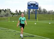 24 June 2025; Jessie Stapleton during a Republic of Ireland women training session at North Area Athletic Complex in Arvada, Colorado, USA. Photo by Stephen McCarthy/Sportsfile