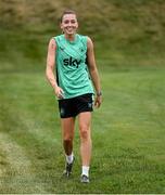 24 June 2025; Abbie Larkin during a Republic of Ireland women training session at North Area Athletic Complex in Arvada, Colorado, USA. Photo by Stephen McCarthy/Sportsfile