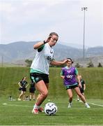 24 June 2025; Saoirse Noonan during a Republic of Ireland women training session at North Area Athletic Complex in Arvada, Colorado, USA. Photo by Stephen McCarthy/Sportsfile