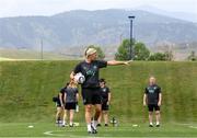 24 June 2025; Head coach Carla Ward during a Republic of Ireland women training session at North Area Athletic Complex in Arvada, Colorado, USA. Photo by Stephen McCarthy/Sportsfile