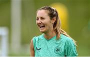 24 June 2025; Kyra Carusa during a Republic of Ireland women training session at North Area Athletic Complex in Arvada, Colorado, USA. Photo by Stephen McCarthy/Sportsfile