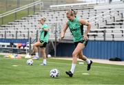 24 June 2025; Ruesha Littlejohn during a Republic of Ireland women training session at North Area Athletic Complex in Arvada, Colorado, USA. Photo by Stephen McCarthy/Sportsfile