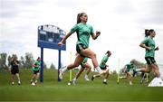 24 June 2025; Chloe Mustaki during a Republic of Ireland women training session at North Area Athletic Complex in Arvada, Colorado, USA. Photo by Stephen McCarthy/Sportsfile