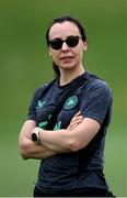 24 June 2025; Physiotherapist Angela Kenneally during a Republic of Ireland women training session at North Area Athletic Complex in Arvada, Colorado, USA. Photo by Stephen McCarthy/Sportsfile