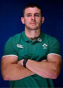 24 June 2025; Nick Timoney poses for a portrait after the Ireland rugby media conference at the IRFU High Performance Centre at the Sport Ireland Campus in Dublin. Photo by Brendan Moran/Sportsfile