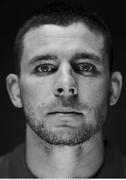 24 June 2025; (EDITOR'S NOTE; Image has been coverted to black and white) Nick Timoney poses for a portrait after the Ireland rugby media conference at the IRFU High Performance Centre at the Sport Ireland Campus in Dublin. Photo by Brendan Moran/Sportsfile